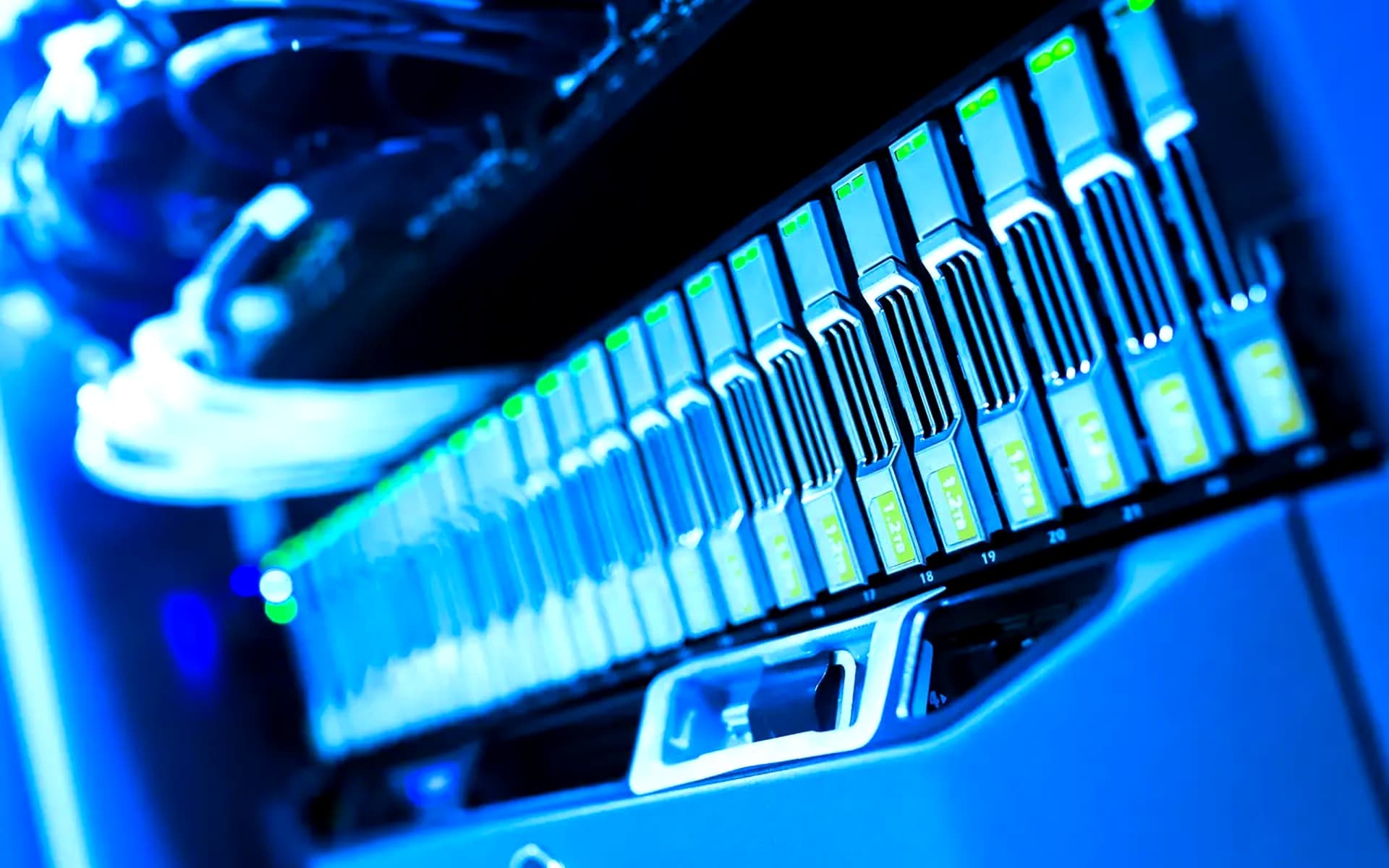 Data and retrieval infrastructure — NVMe-oF distributed flash array