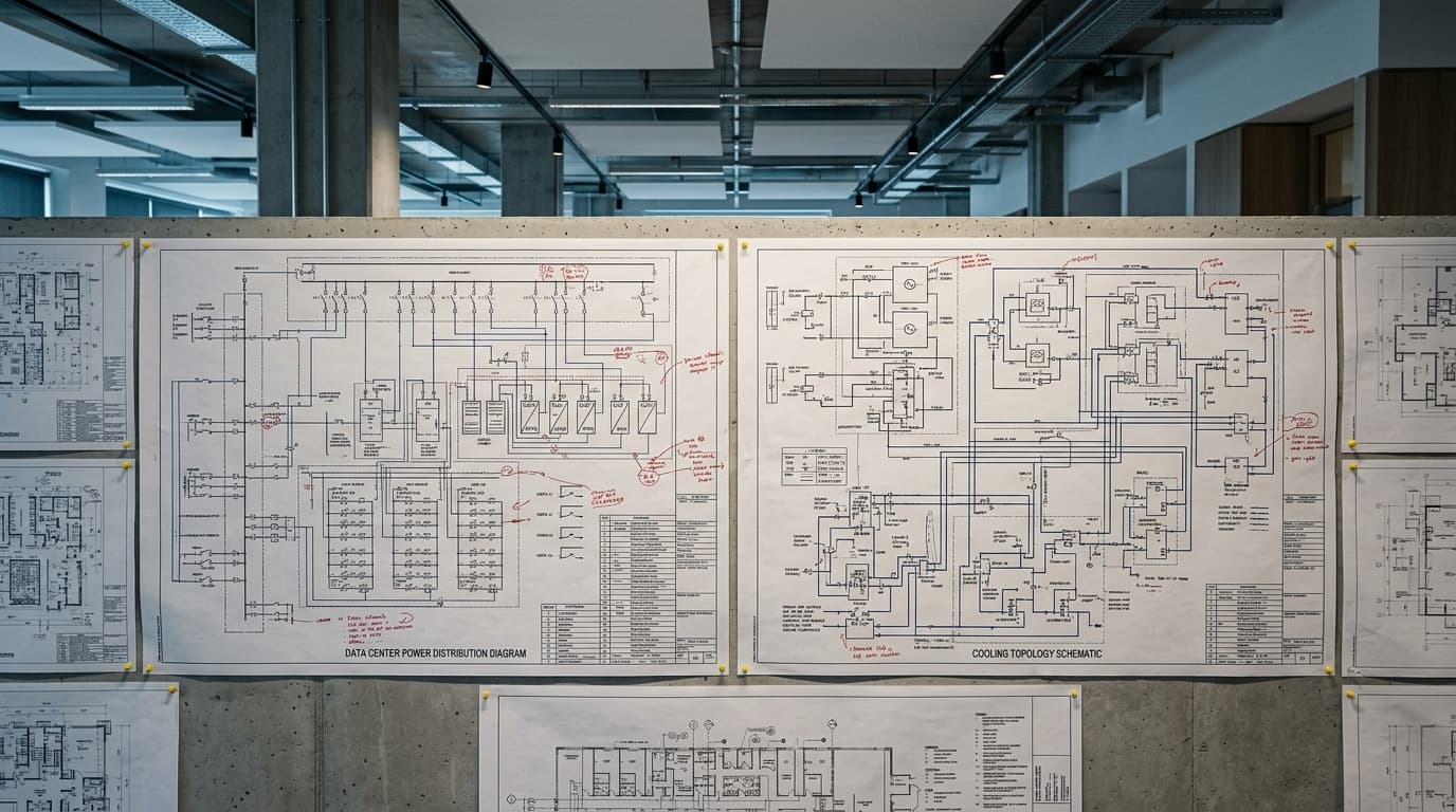 Data centre development — engineering drawings and design review